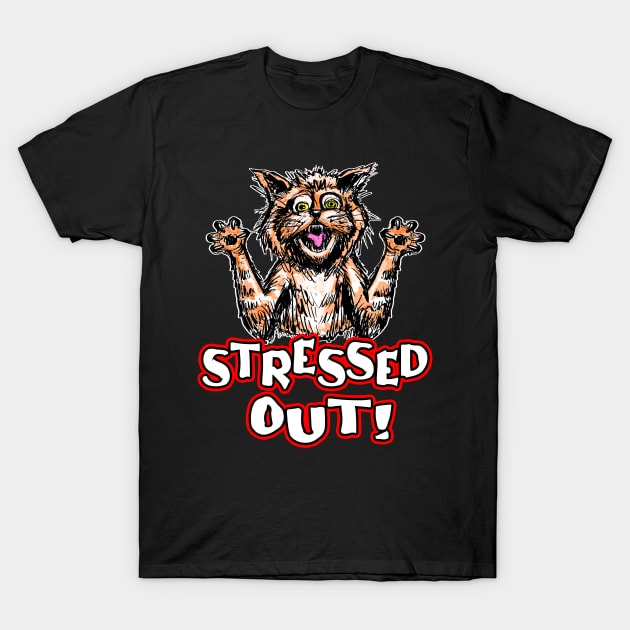 Stressed Out T-Shirt by Shawnsonart